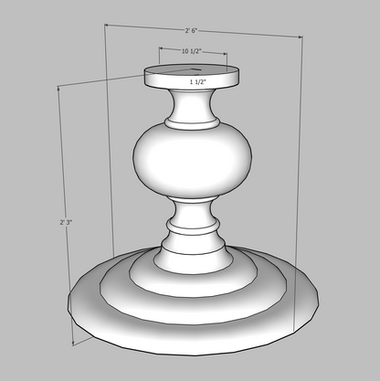 The Elizabeth Pedestal