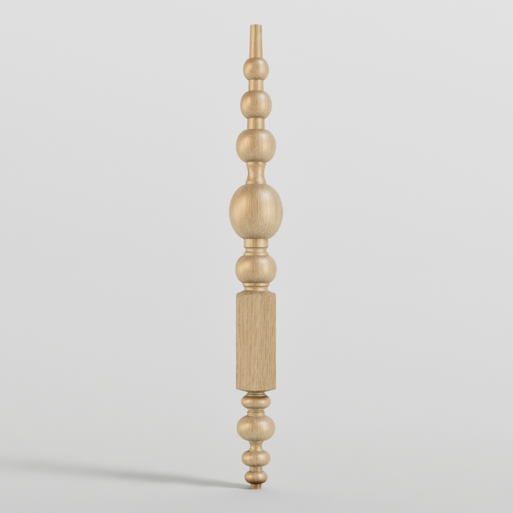 The Jessie Bed Post - White Pine